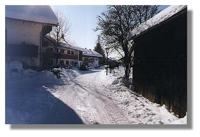 Benediktbeuern-Oberdorf im Winter