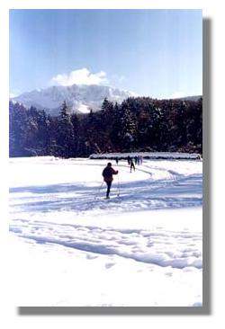 Langlauf in Benediktbeuern